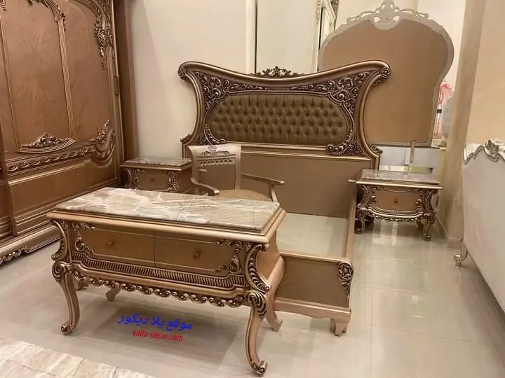 غرف نوم للعرسان 2024 غرف نوم عرسان فخمة